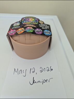 Glow Squishy Dumpling Toy - Beige